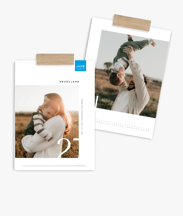 Wandkalender Zeitlos · UNICEF