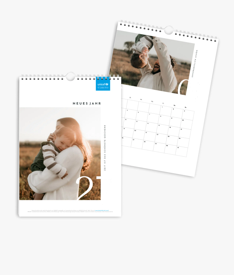 Terminkalender Zeitlos · UNICEF