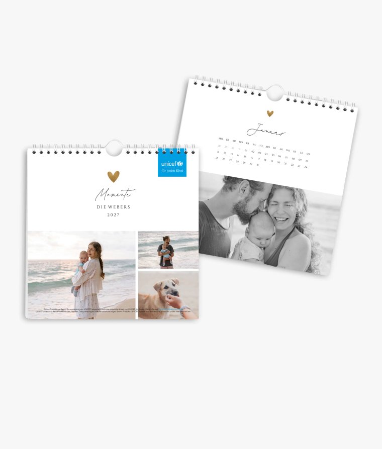 Wandkalender Heartfelt · UNICEF