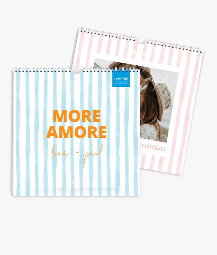 Wandkalender Streifen · UNICEF