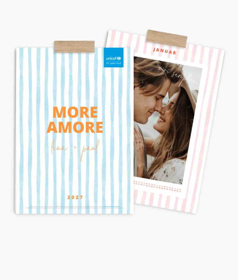Wandkalender Streifen · UNICEF