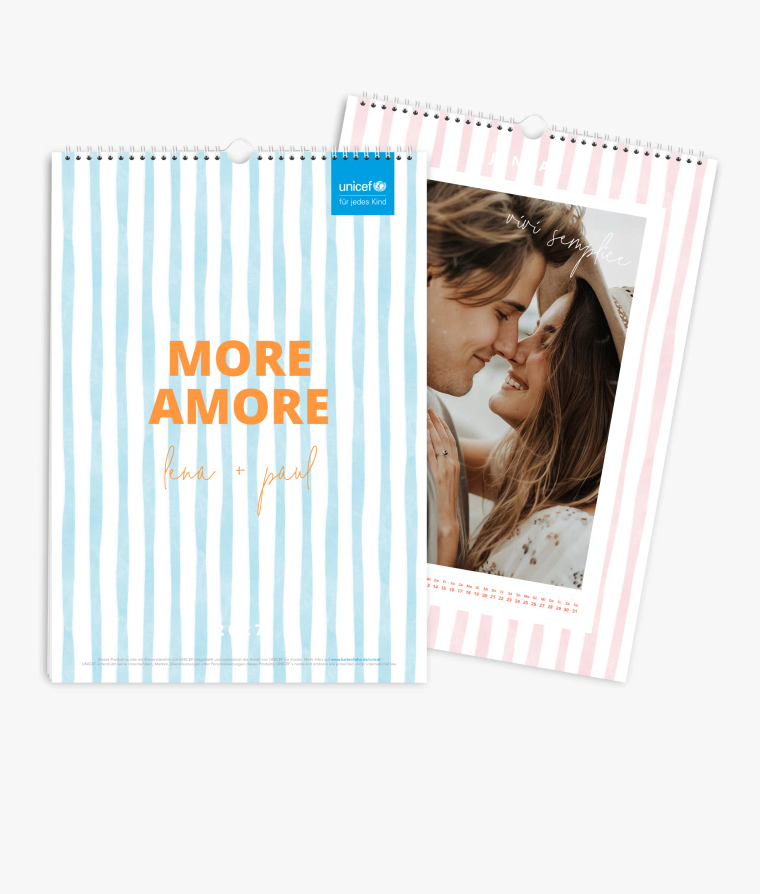 Wandkalender Streifen · UNICEF