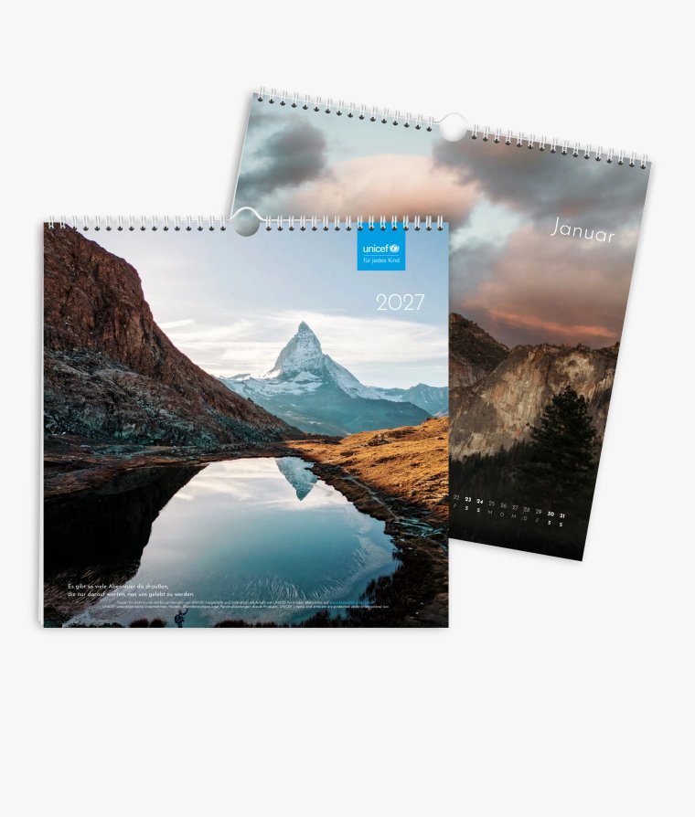Wandkalender Landscapes · UNICEF