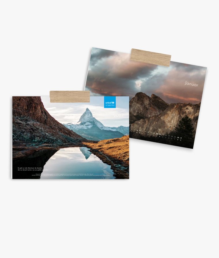 Wandkalender Landscapes · UNICEF