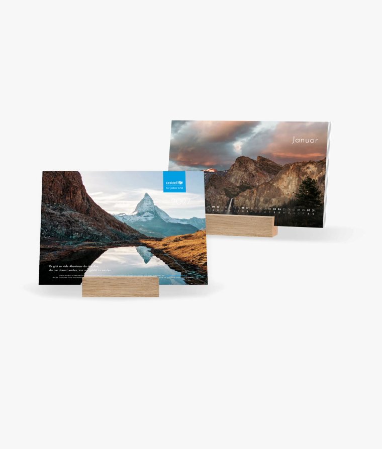 Tischkalender Landscapes · UNICEF