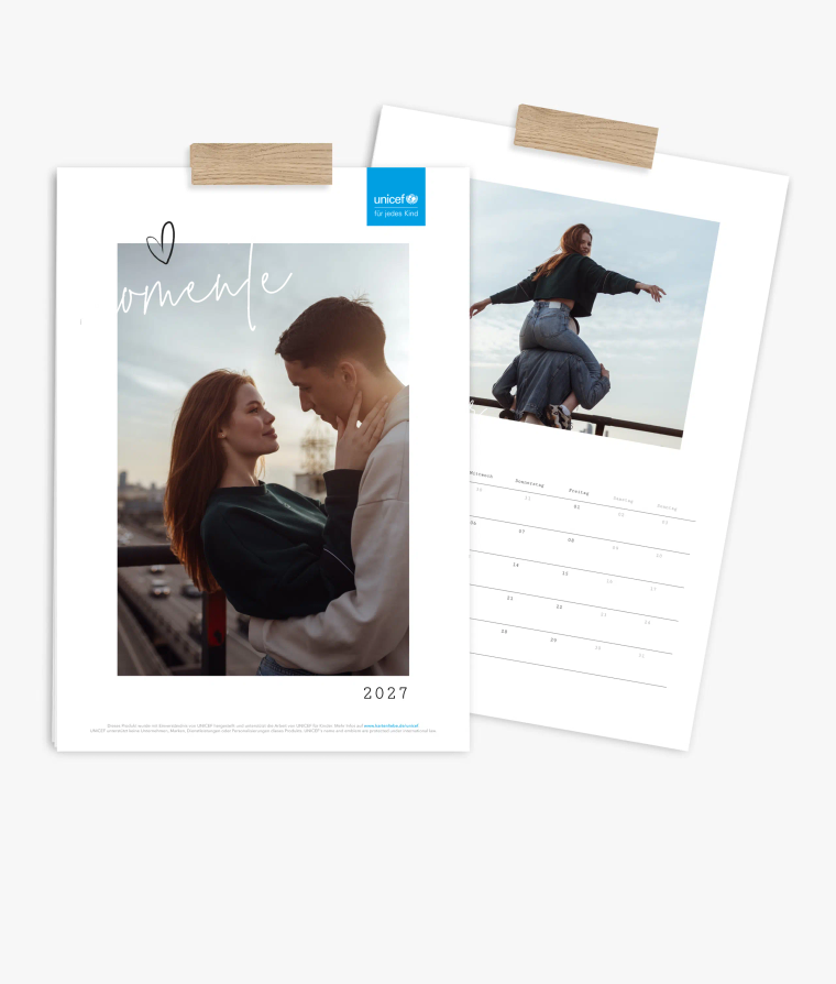 Terminkalender Sweetheart · UNICEF