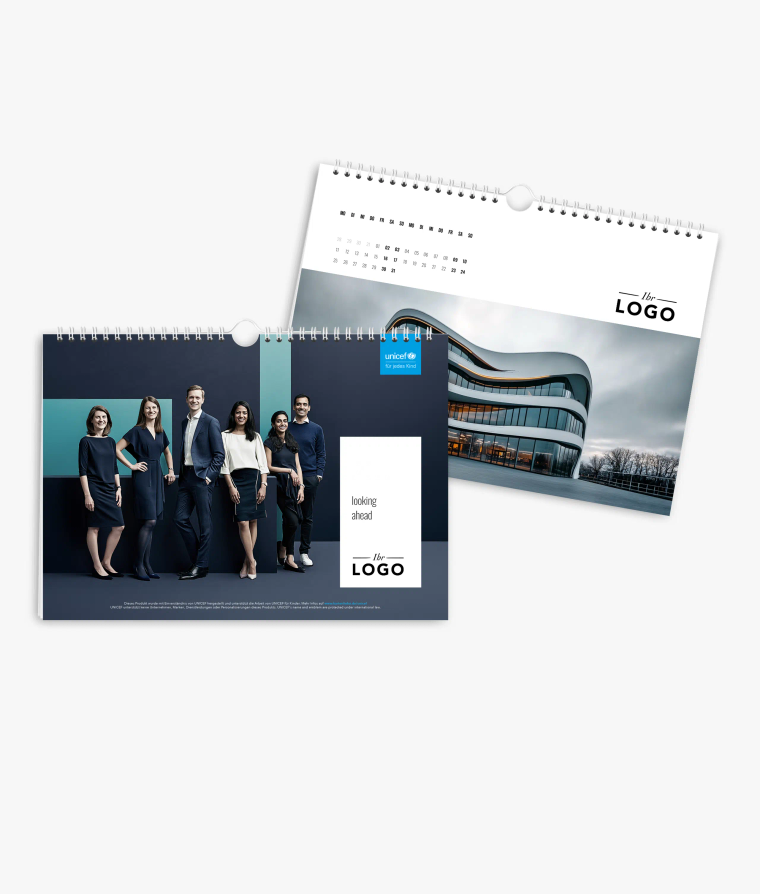 Wandkalender Black and White · Geschäftlich · UNICEF
