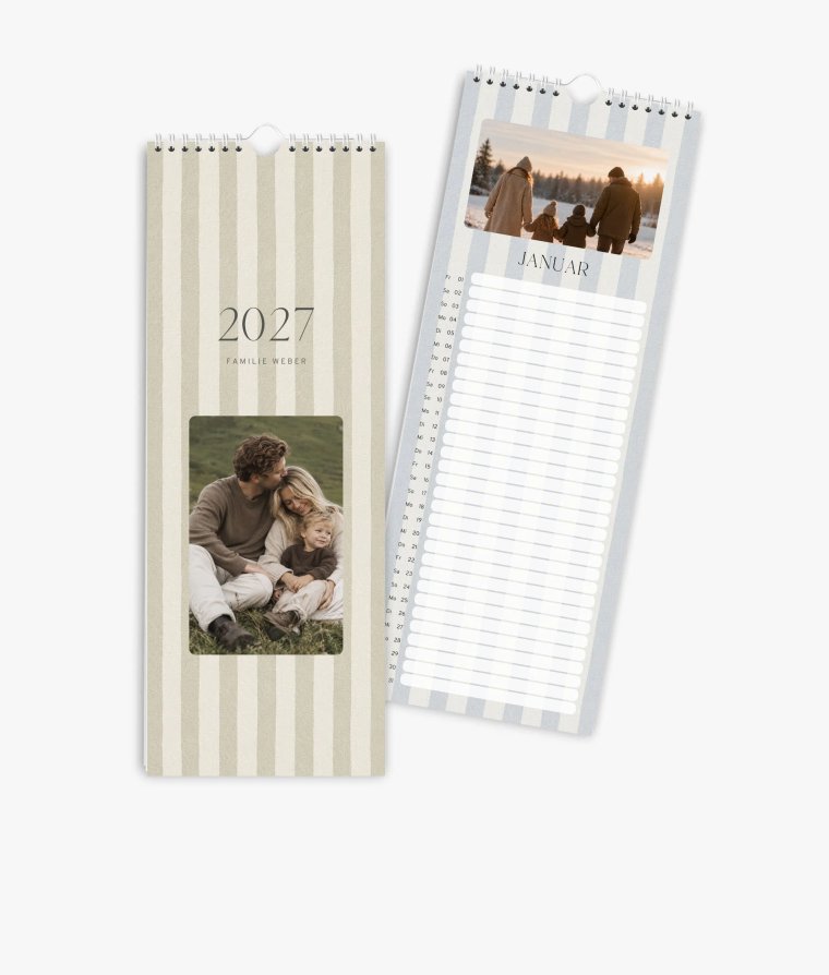 Küchenkalender Calm Stripes