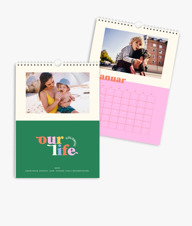 Wandkalender Colorful Life