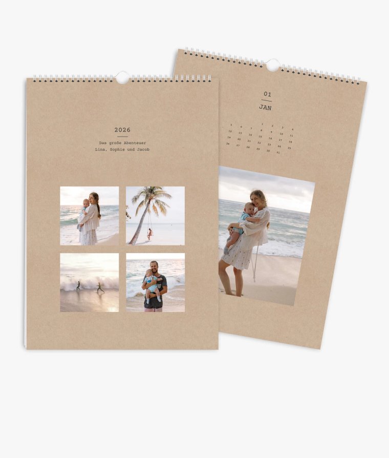 Wandkalender Clean Crafty