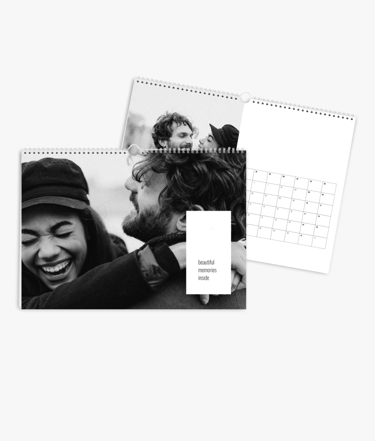 Terminkalender Black and White