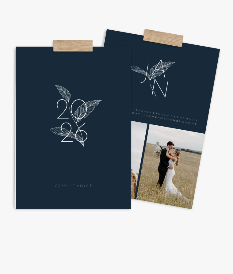Wandkalender Golden Leave