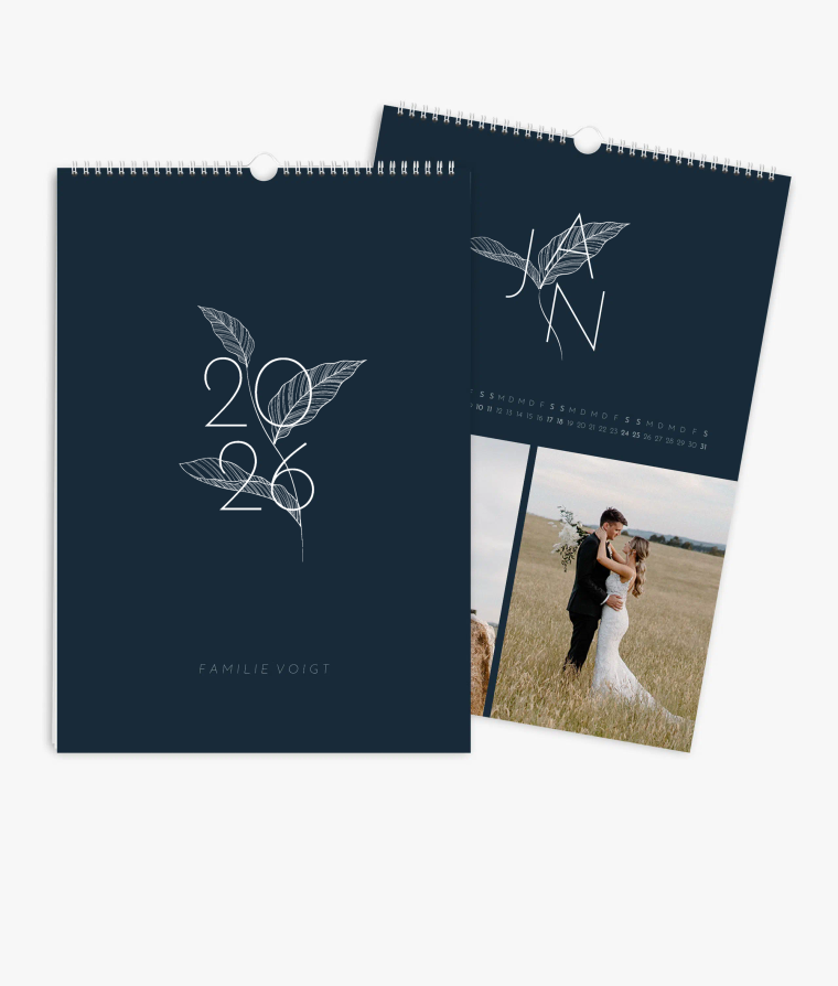 Wandkalender Golden Leave