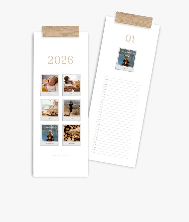 Küchenkalender Polaroid