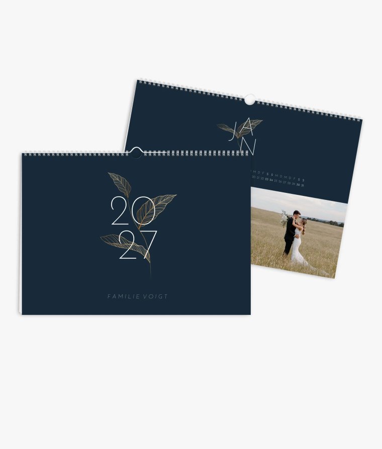 Wandkalender Golden Leave