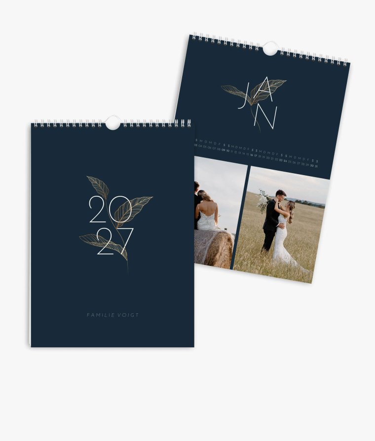 Wandkalender Golden Leave