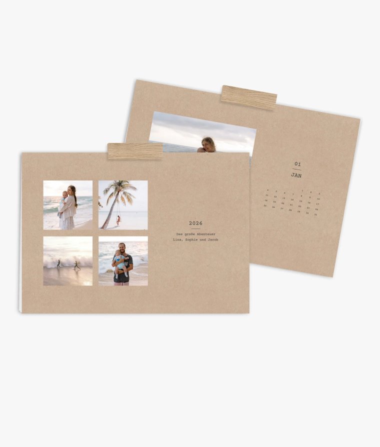 Wandkalender Clean Crafty