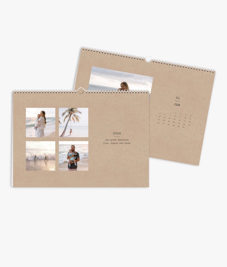 Wandkalender Clean Crafty