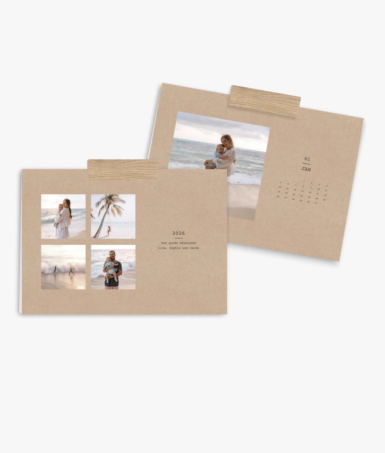 Wandkalender Clean Crafty