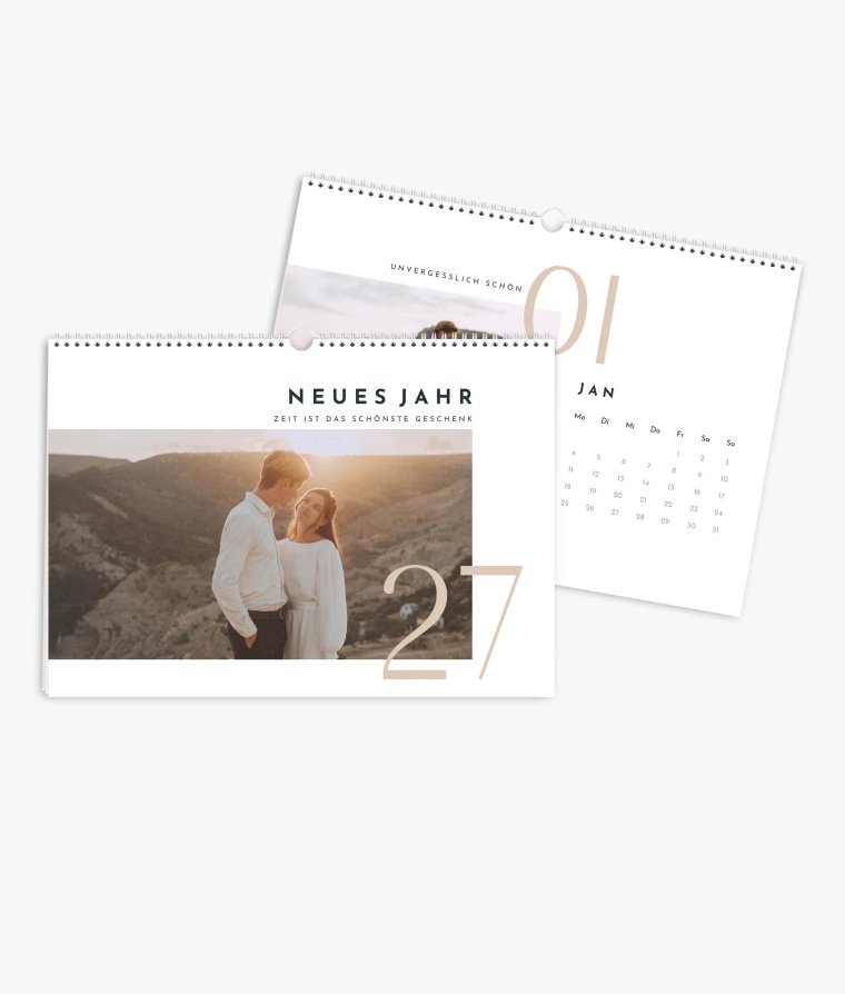 Wandkalender Zeitlos