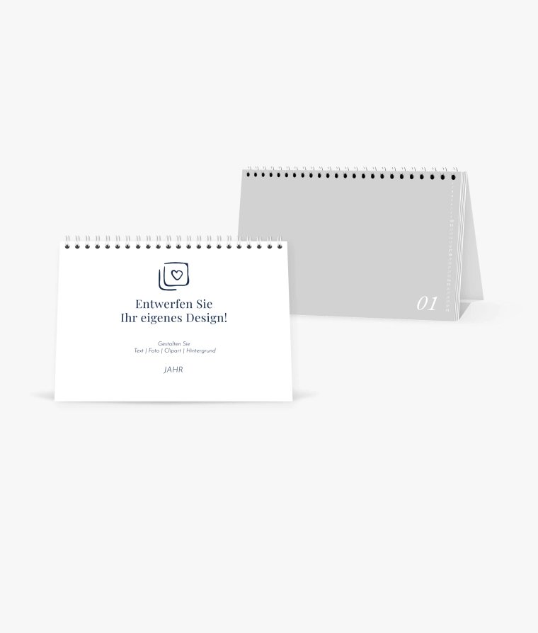 Tischkalender Schlicht