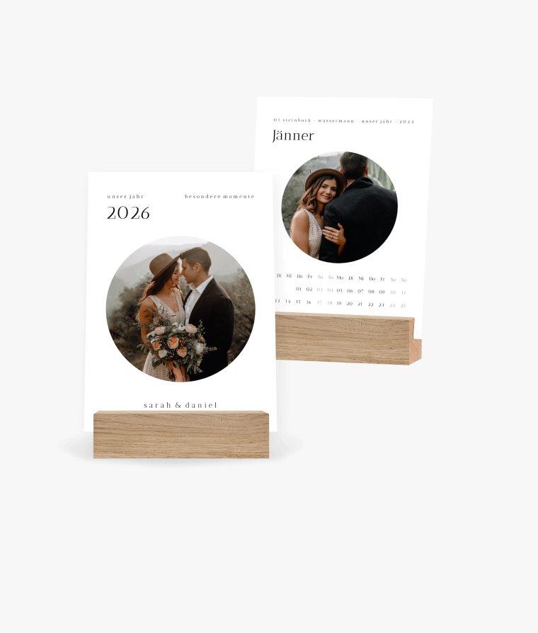 Tischkalender Rundes Jahr