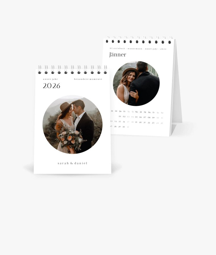 Tischkalender Rundes Jahr