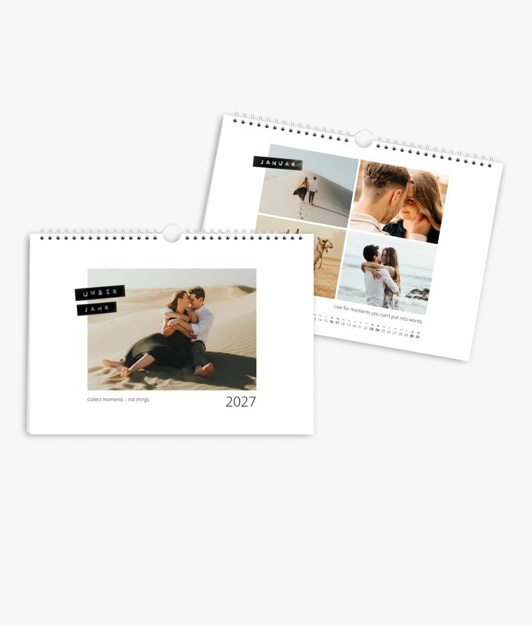 Wandkalender Modern Label