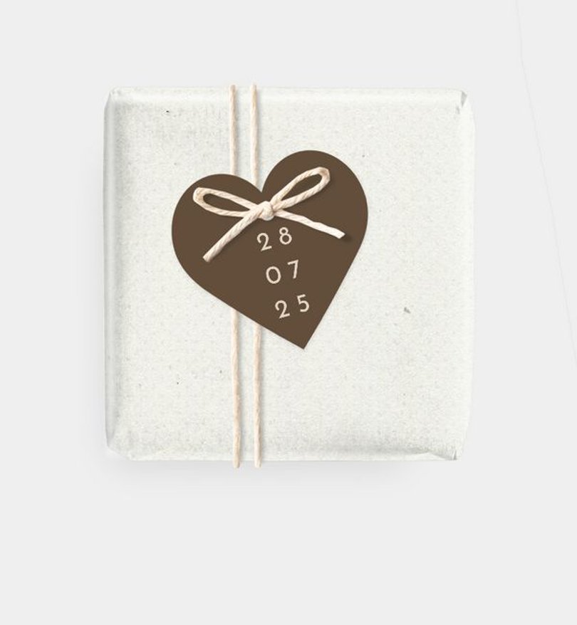 Geschenkanhänger Hochzeit Semplice