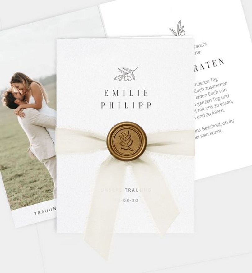 Einladungskarte Hochzeit Modern Wedding