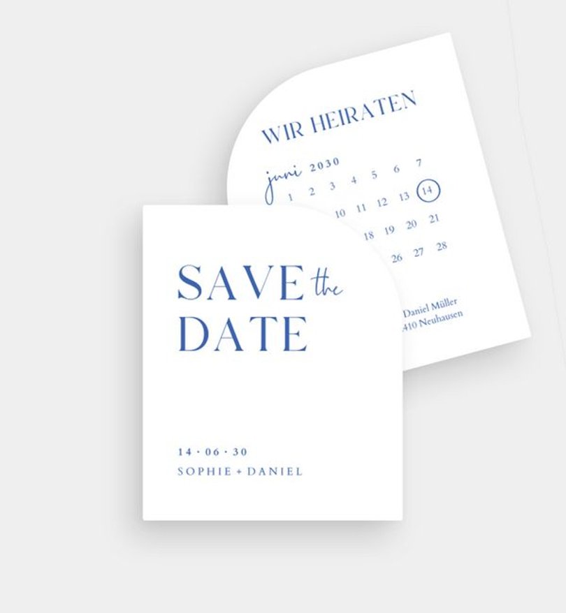 Save-The-Date Karte Hochzeit Lovers do