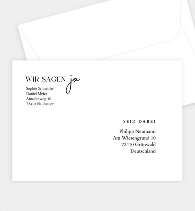 Briefumschlag Hochzeit Lovers Do