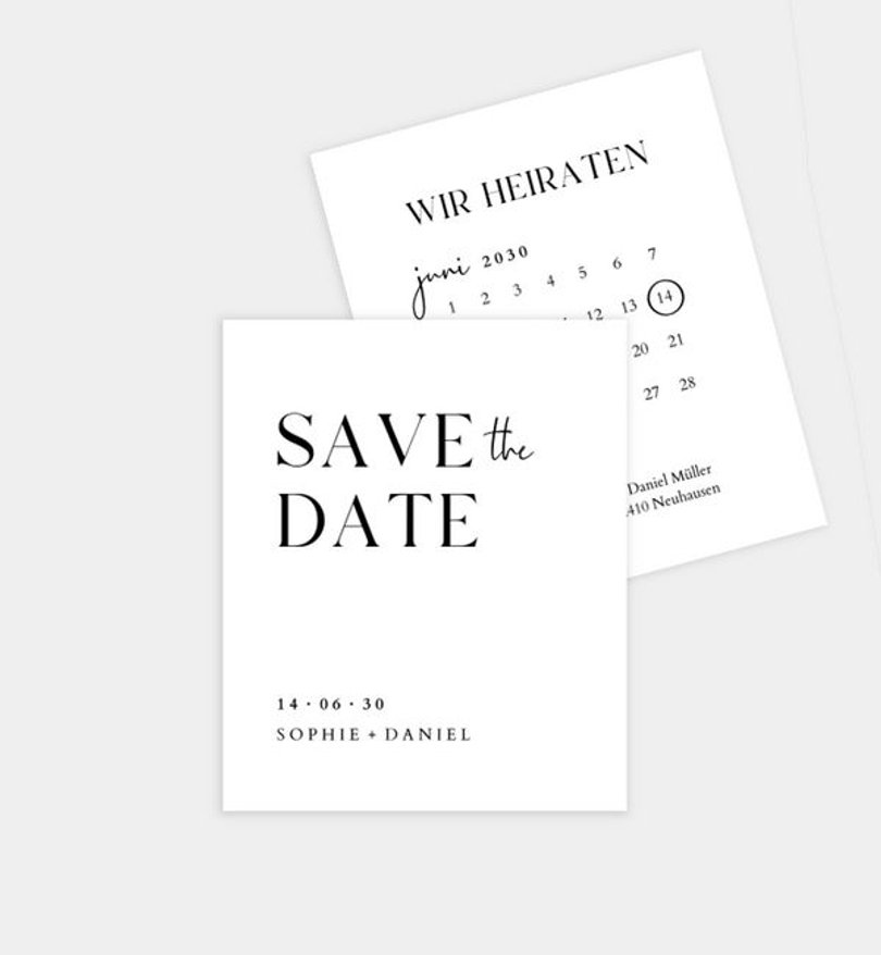 Save-The-Date Karte Hochzeit Lovers Do