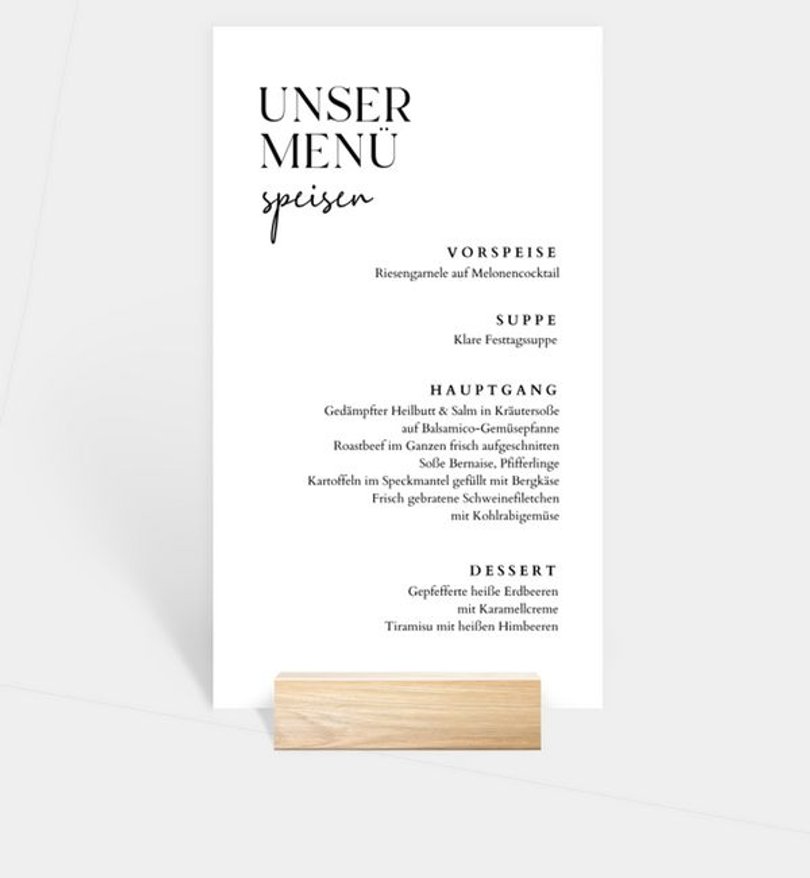 Menükarte Hochzeit Lovers Do
