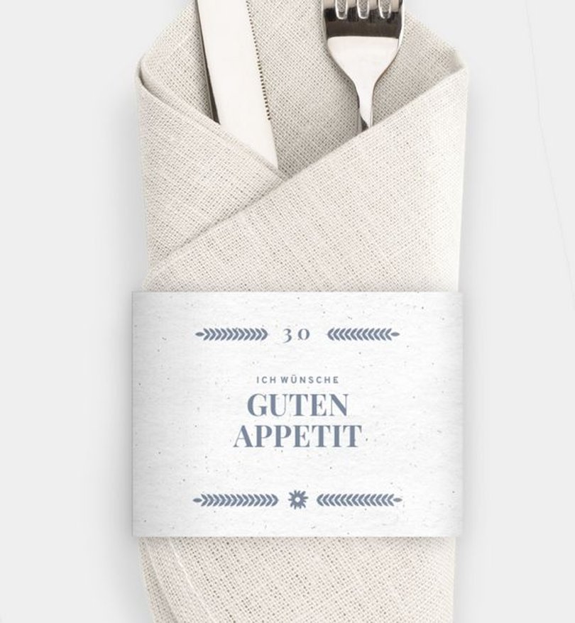 Besteck Servietten-Zubehör Geburtstag Viva la Bavaria