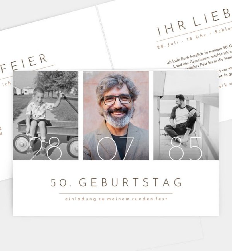 Einladungskarte Geburtstag Semplice