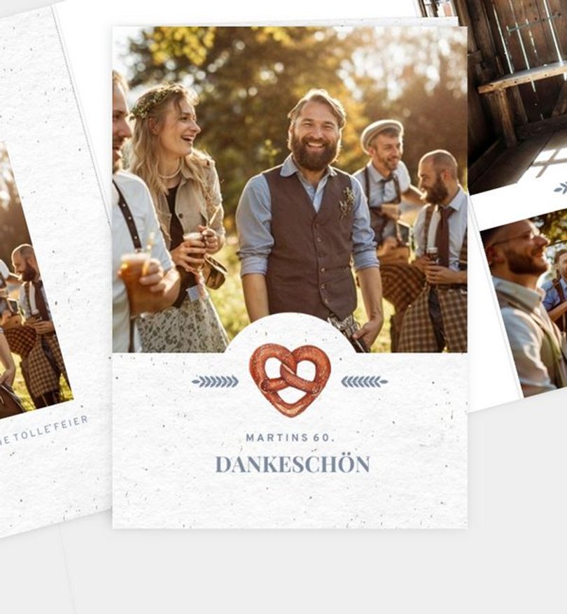 Dankeskarte Geburtstag Viva la Bavaria