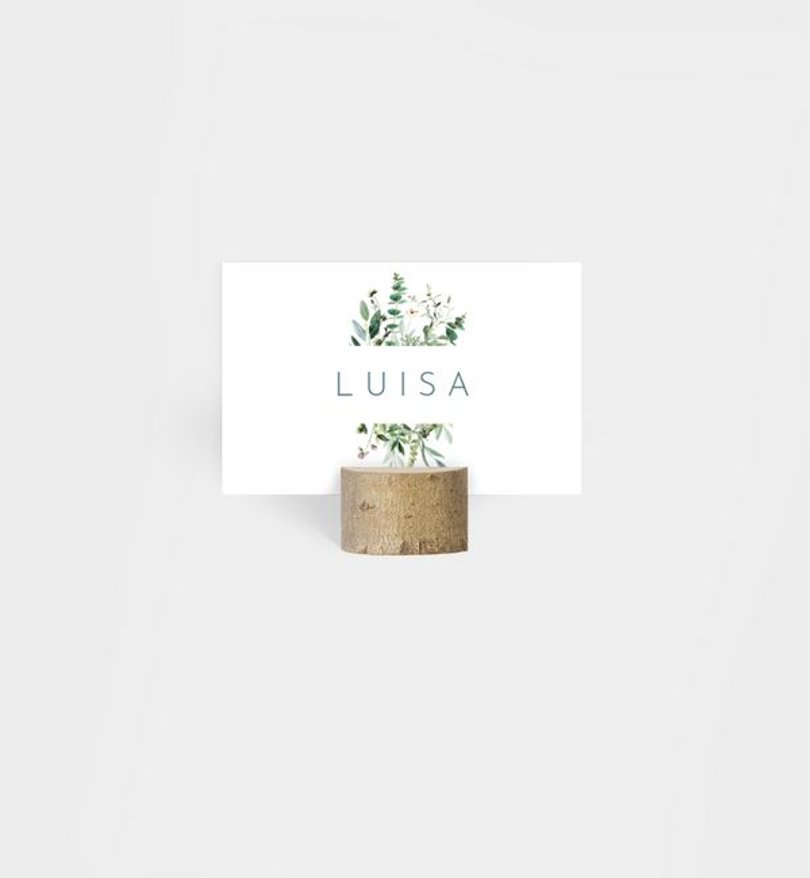 Tischkarte Party Greenbouquet