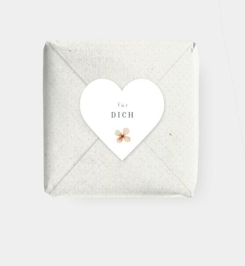 Geschenkaufkleber Hochzeit Flower Meadow