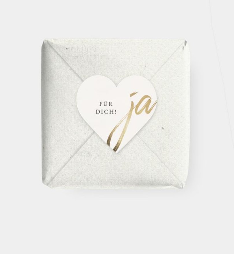 Geschenkaufkleber Hochzeit Easy