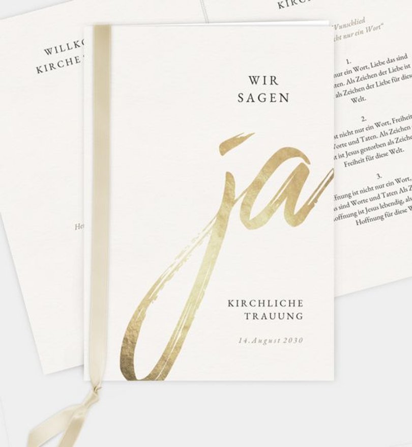 Kirchenheft Hochzeit Easy