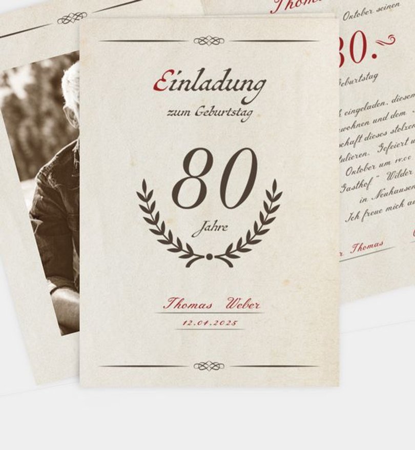 Einladungskarte Geburtstag Geburtstagsurkunde