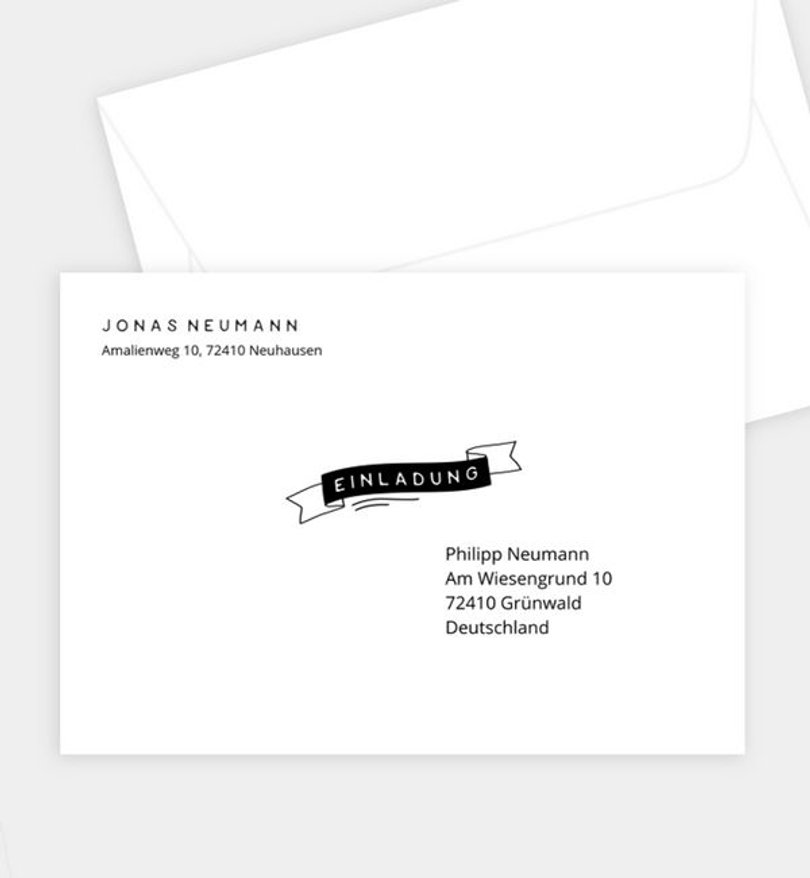 Briefumschlag Einschulung Cool Letters
