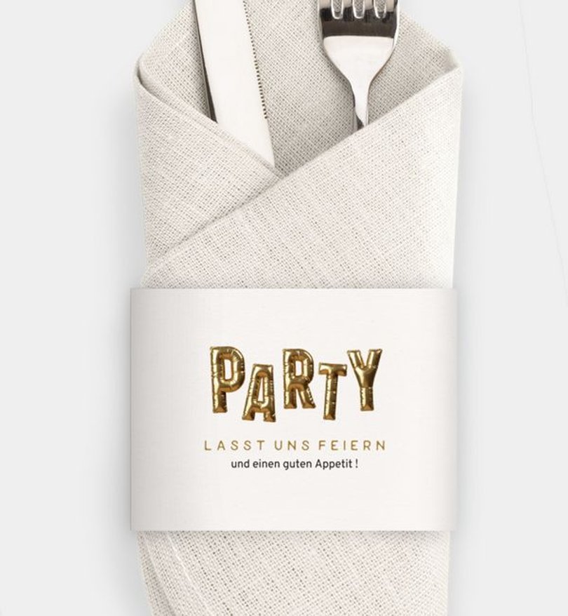 Besteck Servietten-Zubehör Geburtstag Party Baloon