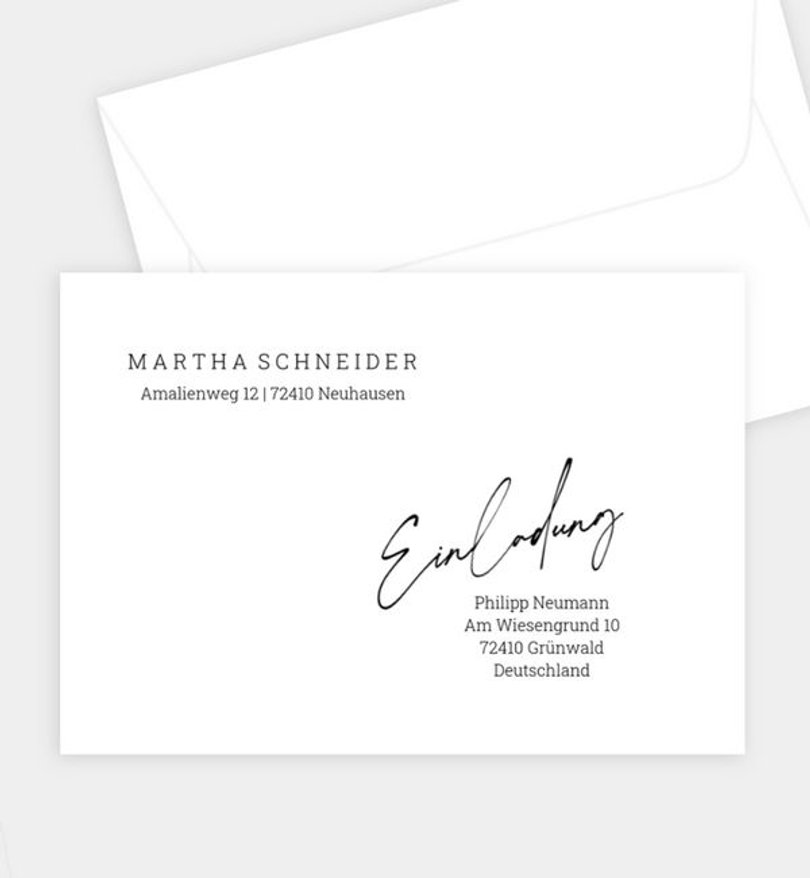 Briefumschlag Geburtstag Fotosammlung