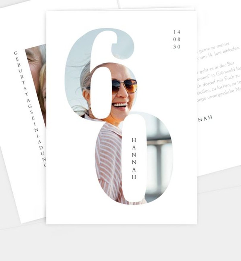 Einladungskarte Geburtstag Birthdayshape
