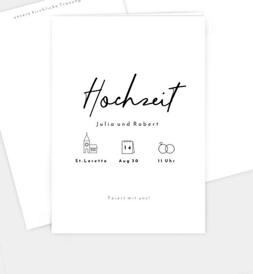 Kirchenheft Hochzeit Nice Day