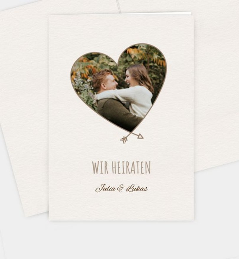Kirchenheft Hochzeit Herzblatt