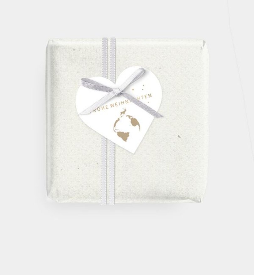 Geschenkanhänger Geschäftlich Weltkugel der Sprachen