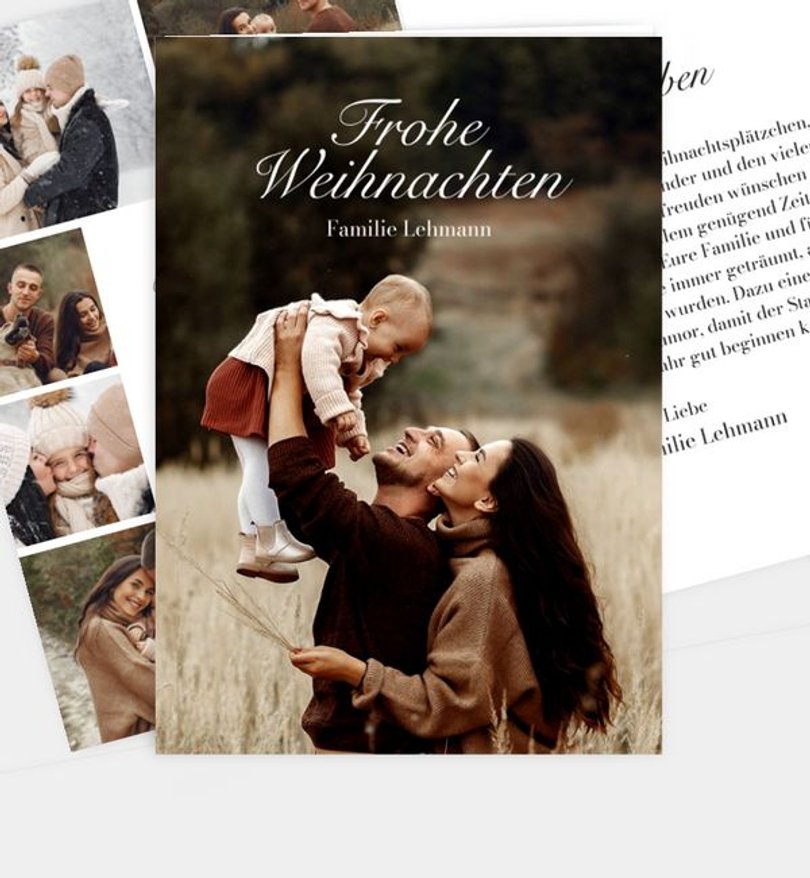 Weihnachtskarte Weihnachten/Privat Classic Elegance